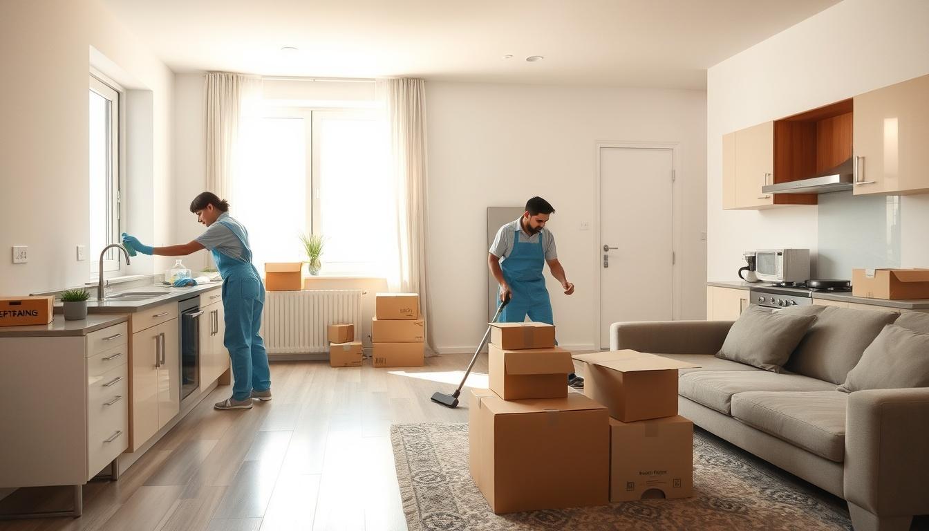 Clean the property before the next step